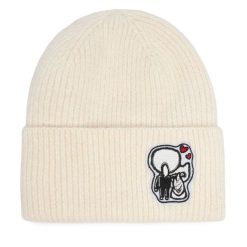 Czapka KARL LAGERFELD. Białe czapki KARL LAGERFELD, bez wzorów. Za 299.99 zł.