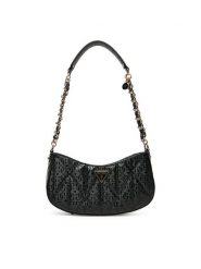 Guess Torebka Aldina HWGG96 63170 Czarny. Czarne torebki klasyczne Guess, z aplikacjami, ze skóry, bez dodatków. Za 589.99 zł.