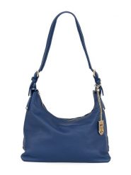 Lucca Baldi Skórzana torebka "Dollaro" w kolorze niebieskim - 32 x 20 x 13 cm rozmiar: onesize. Niebieskie torby na ramię Lucca Baldi, bez wzorów, z materiału, na ramię, bez dodatków. Za 260.99 zł.