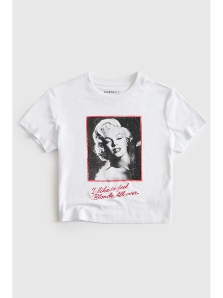 Guess T-Shirt W6YI64 K6710 Biały Regular Fit. Białe t-shirty Guess, xl, z aplikacjami, z wiskozy, bez kołnierzyka, bez ramiączek. Za 127.99 zł.