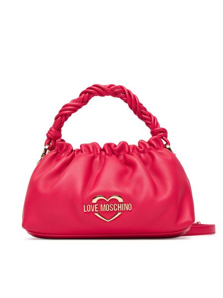 LOVE MOSCHINO Torebka JC4310PP0MK1361A Różowy. Czerwone torebki klasyczne Love Moschino, bez wzorów, ze skóry, bez dodatków. Za 599.99 zł.