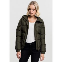 Parka dla kobiet Urban Classic hooded. Zielone parki Urban Classics, na zimę, z puchu, bez kaptura. Za 327.00 zł.