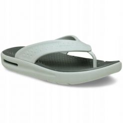 Japonki Dla Dorosłych Crocs In Motion Flip. Zielone klapki Crocs, bez wzorów, z materiału, bez obcasa. Za 239.99 zł.