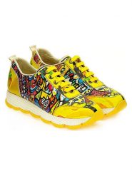 Goby Sneakersy w kolorze żółtym rozmiar: 40. Żółte trampki Goby, bez wzorów, bez zapięcia. Za 249.95 zł.