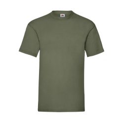 Koszulka Unisex Dla Dorosłych Valueweight. Zielone bluzki FRUIT OF THE LOOM, xl, bez wzorów, sportowe, bez kołnierzyka, bez ramiączek. Za 35.99 zł.