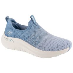 Buty sportowe damskie, Arch Fit 2.0. Niebieskie obuwie sportowe Skechers, bez zapięcia, trekkingowe, Skechers Sport. Za 349.99 zł.