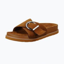 Klapki damskie GANT Mardale. Brązowe klapki GANT, bez wzorów, z gumy, bez obcasa. Za 339.99 zł.
