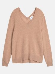 Perfect Cashmere Kaszmirowy sweter "Lova" w kolorze beżowym rozmiar: S. Brązowe swetry Perfect Cashmere, s, bez wzorów, z kaszmiru, bez ramiączek. Za 347.99 zł.