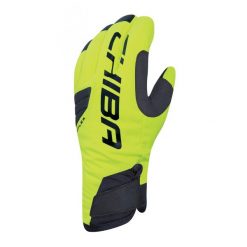 Ocieplone zimowe rękawiczki rowerowe Chiba. Zielone rękawiczki CHIBA, bez wzorów, sportowe. Za 263.00 zł.