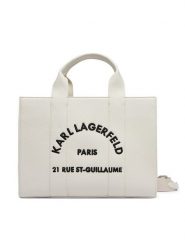 KARL LAGERFELD Torebka B1W30041 Biały. Białe torebki klasyczne KARL LAGERFELD, bez wzorów, ze skóry, bez dodatków. Za 849.99 zł.