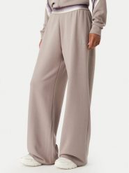 EA7 Emporio Armani Spodnie dresowe 7W001517 AF12501 U6100 Beżowy ciemny Wide Leg. Brązowe spodnie dresowe EA7 Emporio Armani, xl, bez wzorów, z dresówki. Za 514.99 zł.