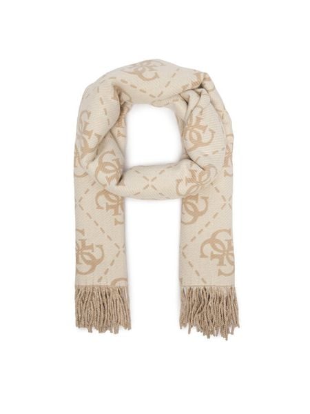 Guess Szalik AW5217 VIS03 Beżowy jasny. Brązowe rękawiczki Guess, z aplikacjami, z poliesteru. Za 234.99 zł.