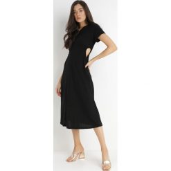 Czarna Sukienka Bawełniana Chipih. Czarne sukienki Born2be, na lato, s, bez wzorów, z bawełny, eleganckie, bez kołnierzyka, bez ramiączek, midi. Za 44.99 zł.