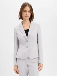 More & More Marynarka damska Kobiety Sztuczne włókno szary wypukły wzór tkaniny, 42. Szare marynarki i żakiety More & More, bez wzorów, z tkaniny, eleganckie. Za 679.95 zł.