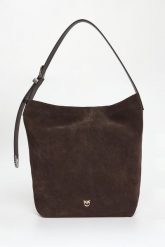 Torebka zamszowa Bucket Big Trittico PINKO. Torebki klasyczne Pinko, bez wzorów, z zamszu, zamszowe, bez dodatków. Za 1,979.00 zł.