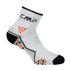 Skarpetki trailowe CMP SKINLIFE bakteriostatyczne włókno techniczne. Białe skarpety CMP, bez wzorów, z włókna. Za 49.99 zł.