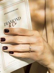 DIAMOND & CO Złoty pierścionek "La Promise" z diamentami rozmiar: 60. Białe pierścionki Diamond & Co, z diamentem, złote. Za 1,644.99 zł.