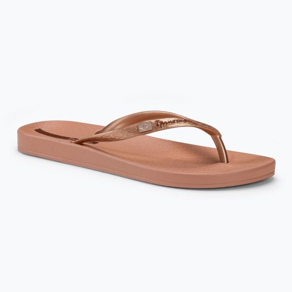 Japonki damskie Ipanema Anatomic Brasilidade. Czerwone klapki Ipanema, bez wzorów, z materiału, bez obcasa. Za 62.99 zł.