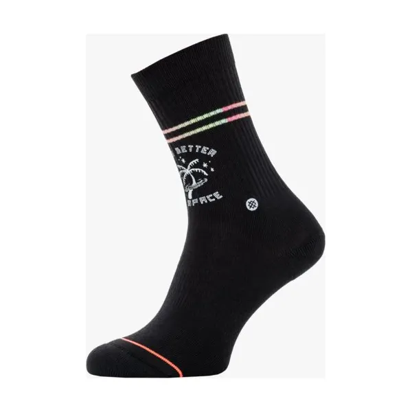 Stance Skarpety Palm Reader Crew , czarny, rozmiar M. Czarne skarpety Stance, bez wzorów, z bawełny. Za 69.99 zł.