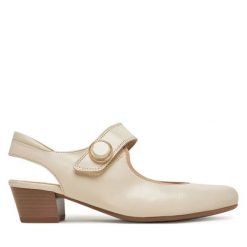 Półbuty Ara. Czółenka Ara, bez wzorów, bez obcasa, na obcasie, bez zapięcia. Za 329.99 zł.