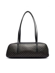 Calvin Klein Torebka Emblem Aop Bauletto LV04F3585G Czarny. Czarne torebki klasyczne Calvin Klein, bez wzorów, ze skóry, bez dodatków. Za 529.99 zł.
