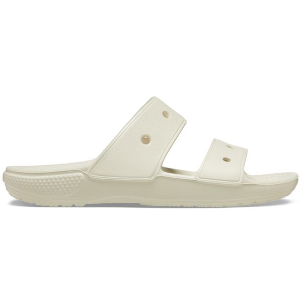 Japonki Crocs Classic, Dla obu płci. Brązowe klapki Crocs, bez wzorów, z materiału, bez obcasa. Za 118.99 zł.
