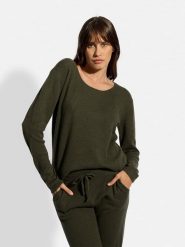 Just Cashmere Kaszmirowy sweter "Fiona" w kolorze khaki rozmiar: S. Brązowe swetry Just Cashmere, s, bez wzorów, z kaszmiru, bez ramiączek. Za 347.99 zł.
