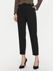 Lola Casademunt by Maite Spodnie materiałowe MF2414007 Czarny Straight Fit. Czarne spodnie materiałowe Lola Casademunt by Maite, s, bez wzorów, z materiału. Za 319.99 zł.