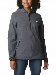 Columbia Kurtka softshellowa "Heather Canyon™" w kolorze szarym rozmiar: M. Szare kurtki sportowe Columbia, m, bez wzorów, bez kaptura, outdoorowe. Za 189.29 zł.