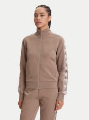 Guess Bluza V2YQ16 KB3P2 Brązowy Regular Fit. Brązowe bluzy Guess, s, z aplikacjami, z syntetyku, bez kaptura. Za 399.99 zł.