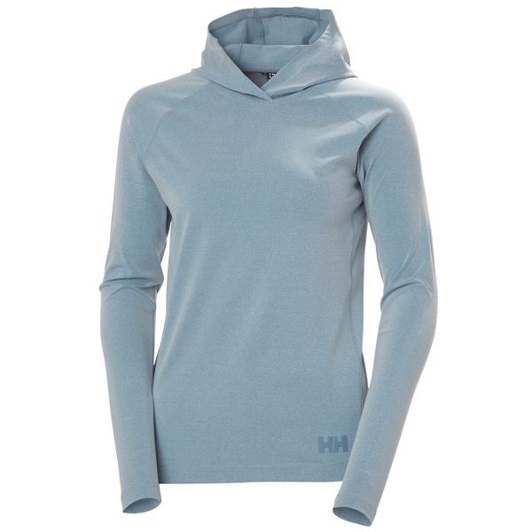 Bluza damska Helly Hansen Tyri. Niebieskie bluzy Helly Hansen, na lato, l, bez wzorów, z elastanu, z kapturem. Za 422.00 zł.