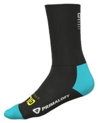Skarpetki rowerowe Alé Cycling Thermo Primaloft. Czarne skarpety ALÉ CYCLING, bez wzorów, z elastanu. Za 92.95 zł.