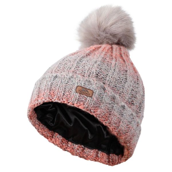 Czapka Z Dzianiny Damska Pamela. Fioletowe czapki Trespass, bez wzorów, z dzianiny. Za 51.99 zł.