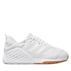 Buty na siłownię adidas. Białe obuwie sportowe Adidas, bez zapięcia, na fitness i siłownię. Za 569.99 zł.