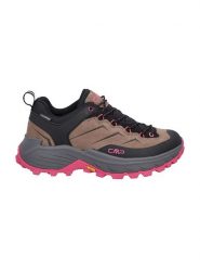 CMP Skórzane buty trekkingowe "Huranus" w kolorze różowo-jasnobrązowo-czarnym rozmiar: 38. Brązowe trekkingi CMP, z nubiku, outdoorowe. Za 378.83 zł.