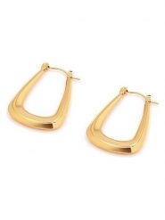 MOODE Kolczyki-kreole "Blandine" rozmiar: onesize. Żółte kolczyki MOODE, ze stali. Za 114.17 zł.