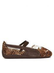 Puma Baleriny Speedcat Ballet Wild 406689 01 Brązowy. Brązowe baleriny Puma, bez wzorów, ze skóry, bez obcasa. Za 289.99 zł.