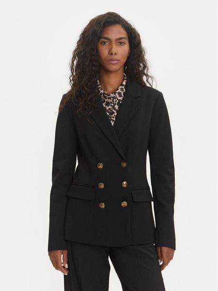 Guess Marynarka W5YN39 KCMU2 Czarny Regular Fit. Czarne marynarki i żakiety Guess, xs, z aplikacjami, z syntetyku. Za 399.99 zł.