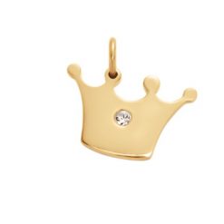 Zawieszka korona Princess 1,5 cm pozłacana. Bransoletki Lilou, pozłacane. Za 139.00 zł.