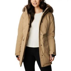 Parka zimowa damska Columbia Little Si Insulated. Brązowe parki Columbia, na zimę, xs, sportowe, bez kaptura. Za 1,096.99 zł.