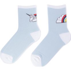 Skarpety Wysokie Damskie VANS - Shinner Sock VN0A2XBMUUU1 r. 37/41 Light Blue. Niebieskie skarpety Vans, bez wzorów, z bawełny. Za 39.00 zł.