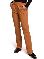 Be Wear Spodnie w kolorze musztardowym rozmiar: XXL. Brązowe spodnie materiałowe Be Wear, na co dzień, xxl, bez wzorów, z materiału. Za 92.86 zł.