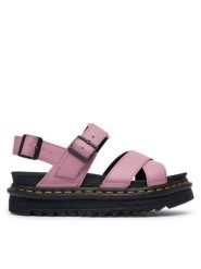 Dr. Martens Sandały Voss II DM31558650 Różowy. Czerwone sandały Dr. Martens, bez wzorów, ze skóry, bez obcasa, na płaskiej podeszwie, bez zapięcia. Za 487.99 zł.