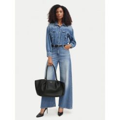 Torebka Weekend Max Mara. Czarne shopper Weekend Max Mara, bez wzorów, bez dodatków. Za 2,729.00 zł.