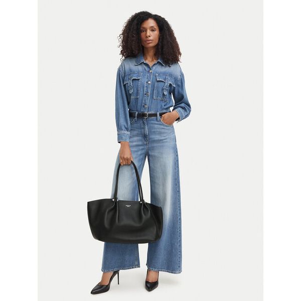 Torebka Weekend Max Mara. Czarne shopper Weekend Max Mara, bez wzorów, bez dodatków. Za 2,729.00 zł.