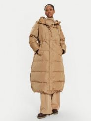 Weekend Max Mara Płaszcz zimowy Dolly 2425496052 Beżowy Relaxed Fit. Brązowe płaszcze Weekend Max Mara, na zimę, bez wzorów, z syntetyku, bez kaptura. Za 2,179.00 zł.