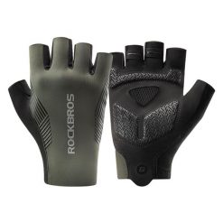 Rękawiczki rowerowe Rockbros wiosna/lato/jesień, krótkie palce. Zielone rękawiczki ROCKBROS, bez wzorów, sportowe. Za 69.99 zł.