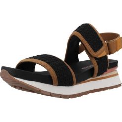 Sandały GIOSEPPO 78121G Czarny. Czarne sandały Gioseppo, bez wzorów, z syntetyku, sportowe, bez obcasa, bez zapięcia. Za 343.99 zł.