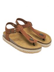 Mandel Skórzane sandały w kolorze jasnobrązowym rozmiar: 37. Brązowe sandały Mandel, bez wzorów, ze skóry, klasyczne, z otwartym noskiem, bez obcasa, bez zapięcia. Za 165.99 zł.