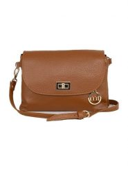 Mia Tomazzi Skórzana torebka "Masaniello" w kolorze jasnobrązowym - 25 x 19 x 2 cm rozmiar: onesize. Brązowe torby na ramię Mia Tomazzi, bez wzorów, z materiału, na ramię, bez dodatków. Za 260.99 zł.